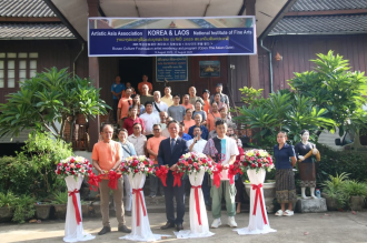 Contemporary Art 2025 Exhibition Opens in Vientiane, Showcasing Lao-Korean Artistic Exchange